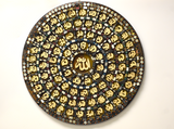 99 names of Allah I Shisha Moti Craft Decorative Accent I Beads and Mirror Work I Decorated with Mirror Mosaics and All Sorts of Interesting Beads