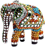 Elephant Handcrafted I Shisha Moti Craft Decorative Accent I Beads and Pakistani Mirror Work