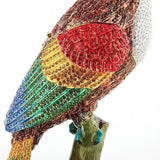 10.5" Tall Bejeweled Toucan Bird on Tree Branch Trinket Box