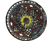 Shisha Moti Craft Decorative Plates [6 inches]