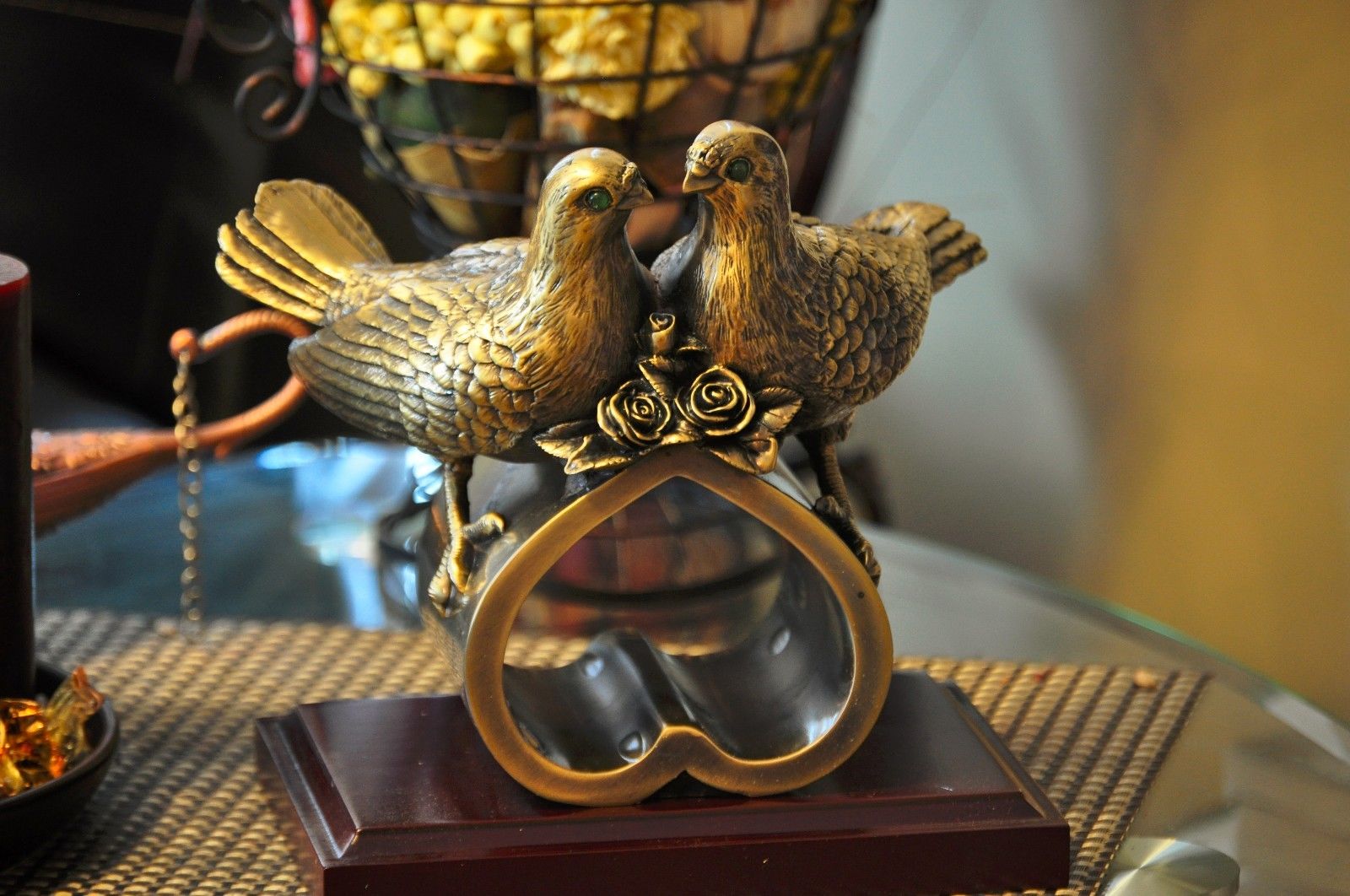 Love Bird Shelf Sitter- Decorative Gift