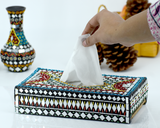 Tissue Box Shisha Moti Craft Decorative Accent Office table Decor Accent
